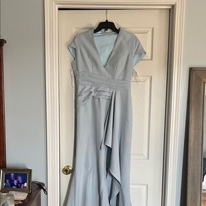 Elegant Long Light Blue Dress